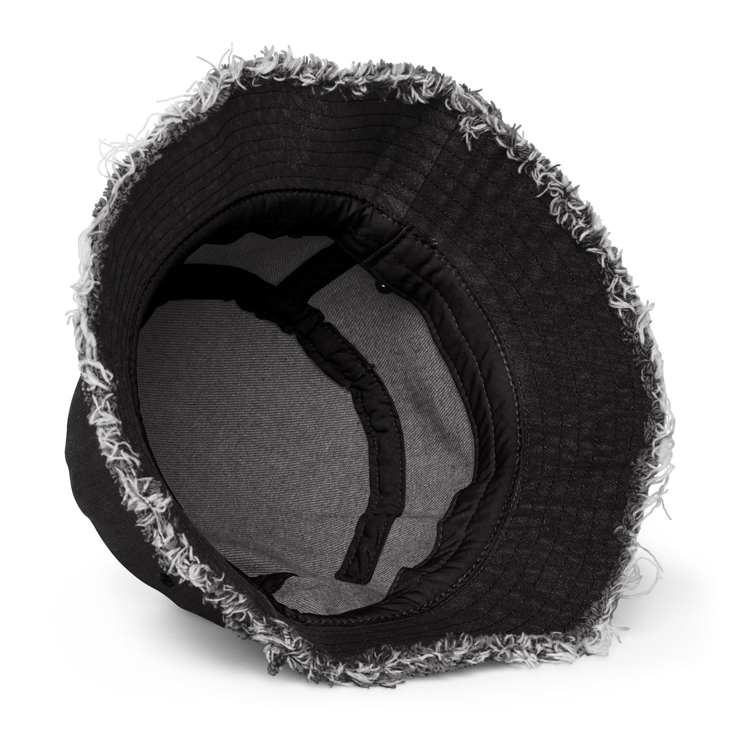 hoodooyouluv Distressed Denim Bucket Hat